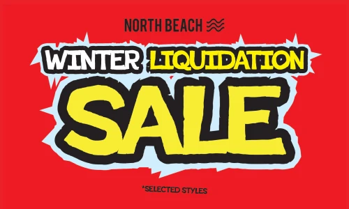 North Beach Winter Liquidation sale